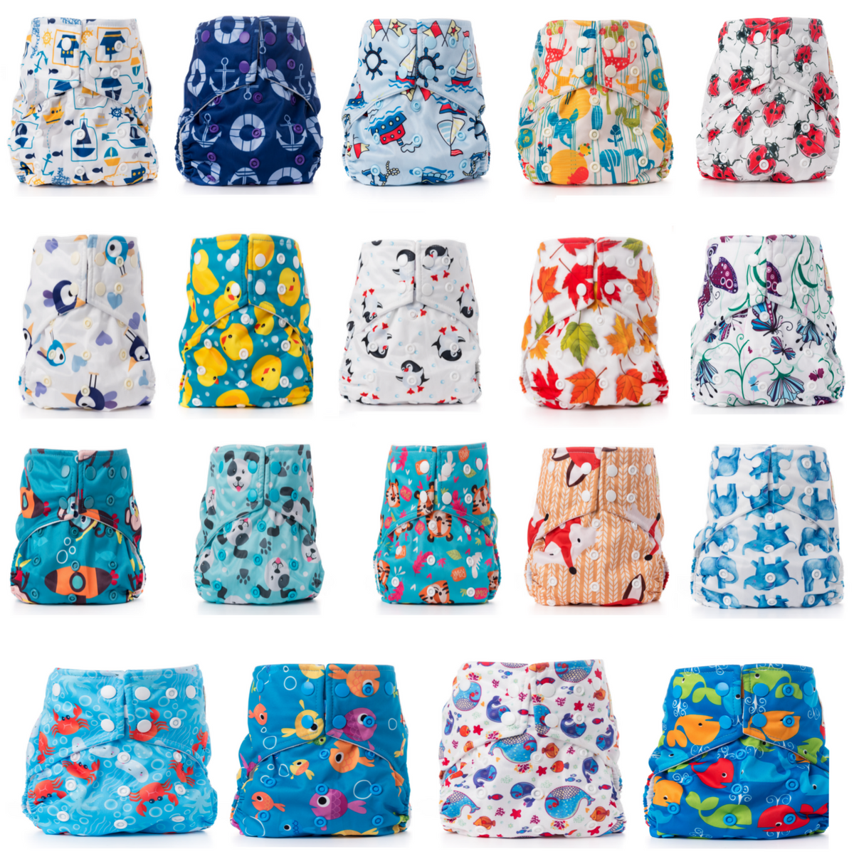 Planet Baby Cloth Diapers All in Two Reusable Pocket Diapers