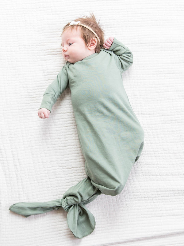 Organic Newborn Baby Sleeper Gown