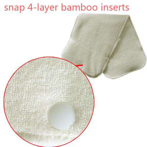 Bamboo 4-Layer Insert with Snap - Planet Baby 