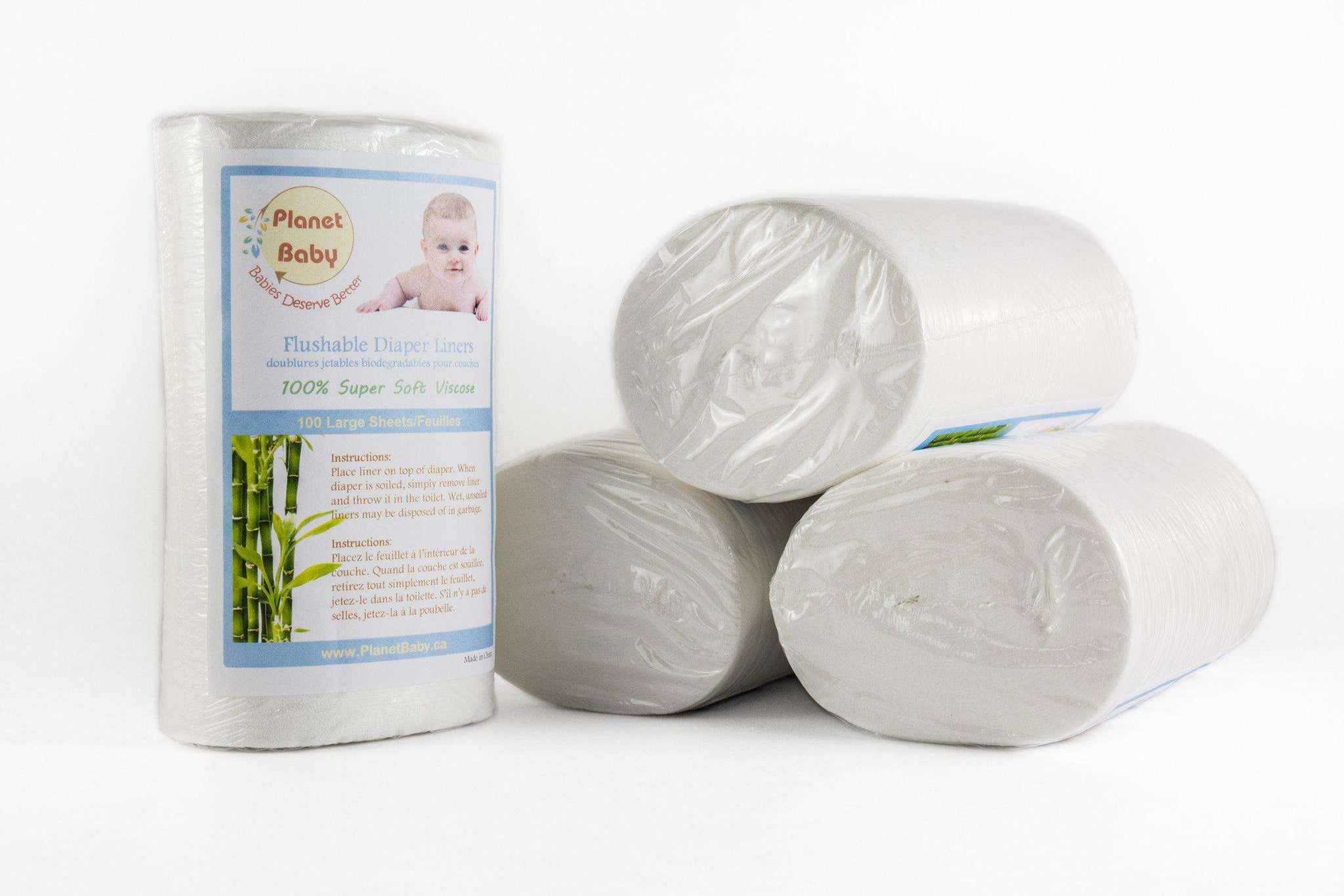 Diaper Liners by Baby, Large Soft Disposable Flushable