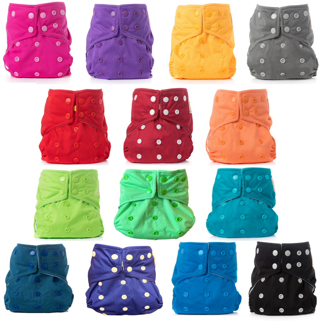 Planet Baby Cloth Diapers Starter Trial Packs, AI2 and AIO Diapers