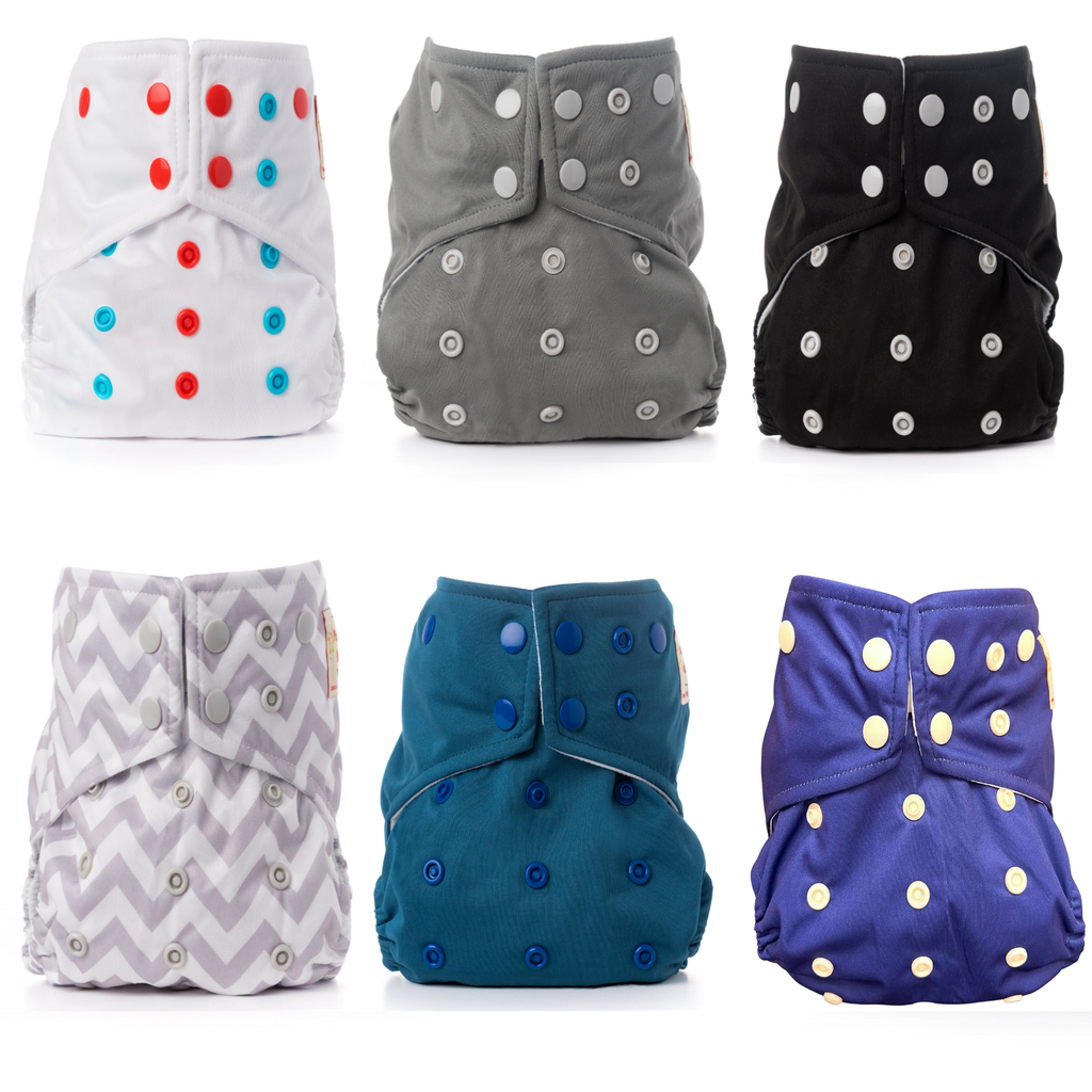 Planet Baby Cloth Diapers, All-in-Two Reusable Pocket Diapers & Bamboo  Inserts