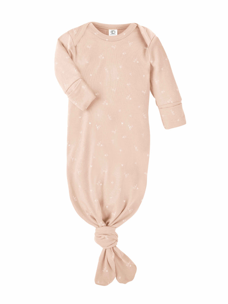 Newborn Baby Sleeper Gown, 100% GOTS Organic Cotton Extra Soft